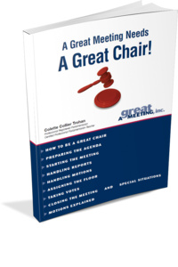 A Great Meeting Needs Great Chair
